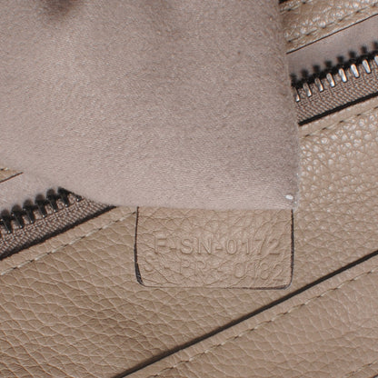 Celine Drummed Leather Shoulder Luggage Dune 8 of 8