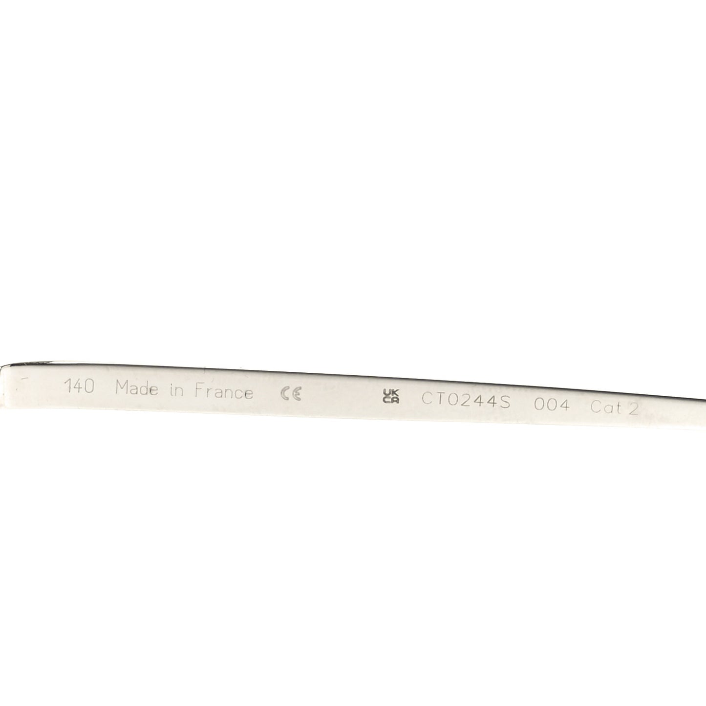 Panthere De Cartier Aviator Sunglasses CT0244S Silver