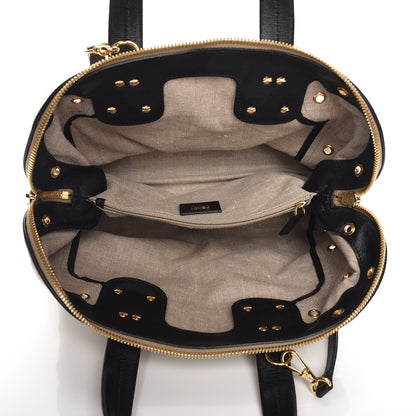 Fendi Linen Grommet Small Chameleon Tote Natural 6 of 8