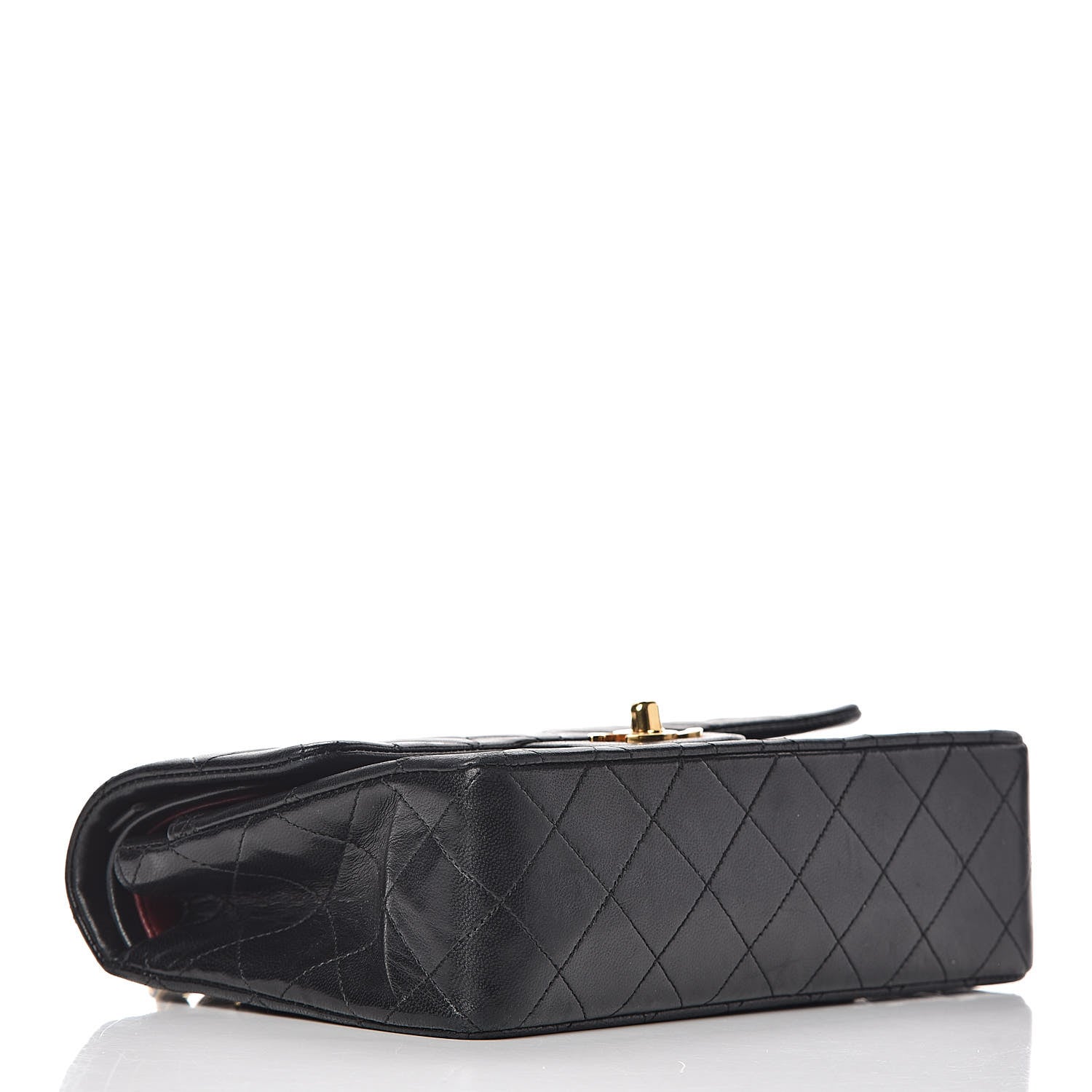 Chanel Lambskin Quilted Small Double Flap Black 4 of 23