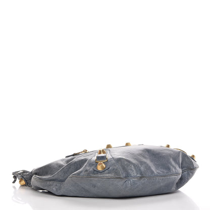Balenciaga Chevre Giant 21 Gold Hardware Hobo Bleu 5 of 16