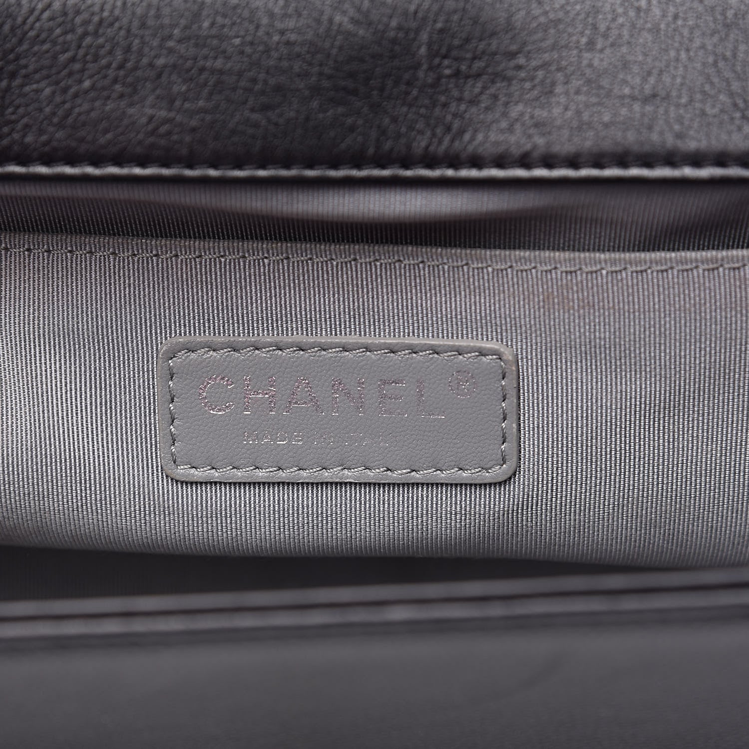 Chanel Calfskin Double Stitch Medium Boy Flap Black 6 of 18