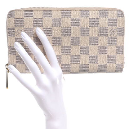 Louis Vuitton Damier Azur Zippy Organizer Wallet 2 of 7