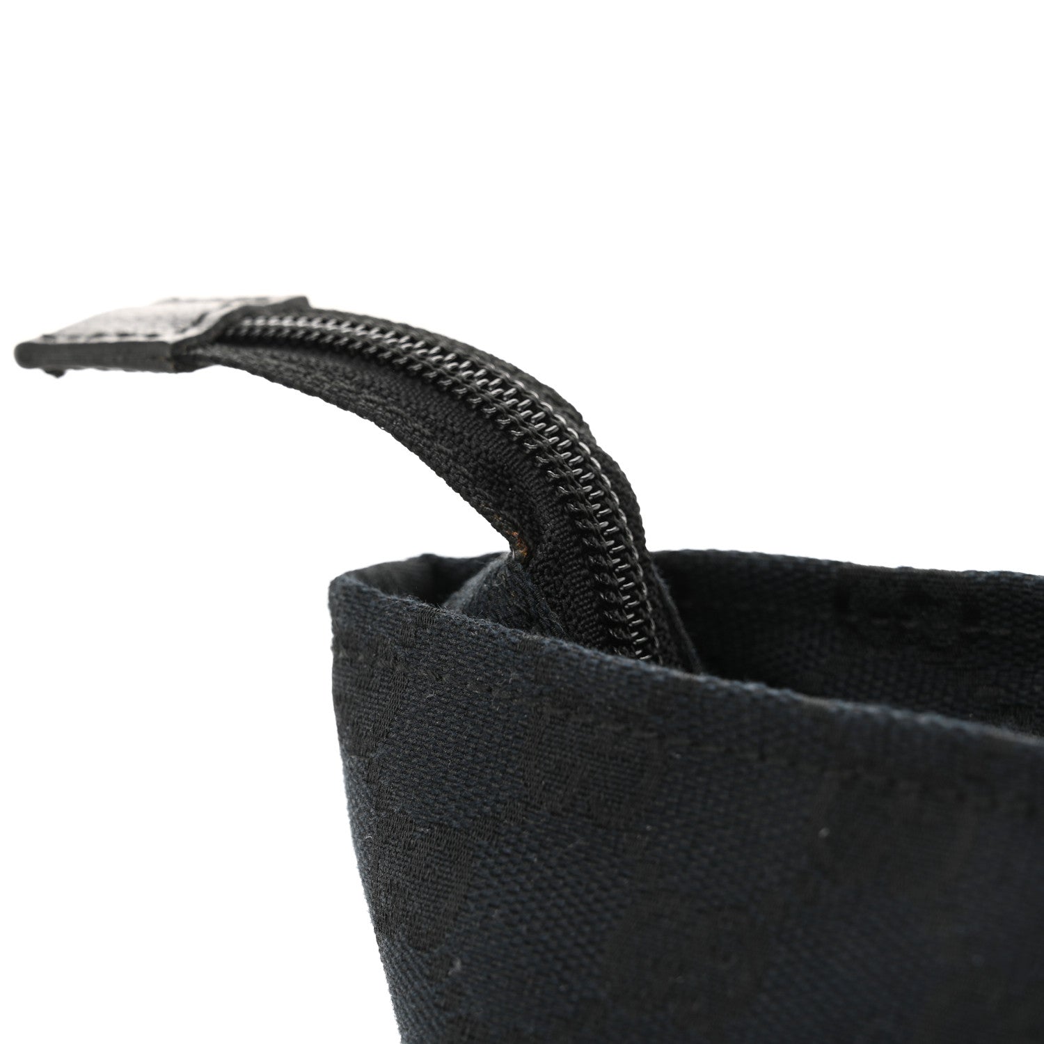Gucci GG Monogram Small Web Handle Bucket Tote Black 11 of 12