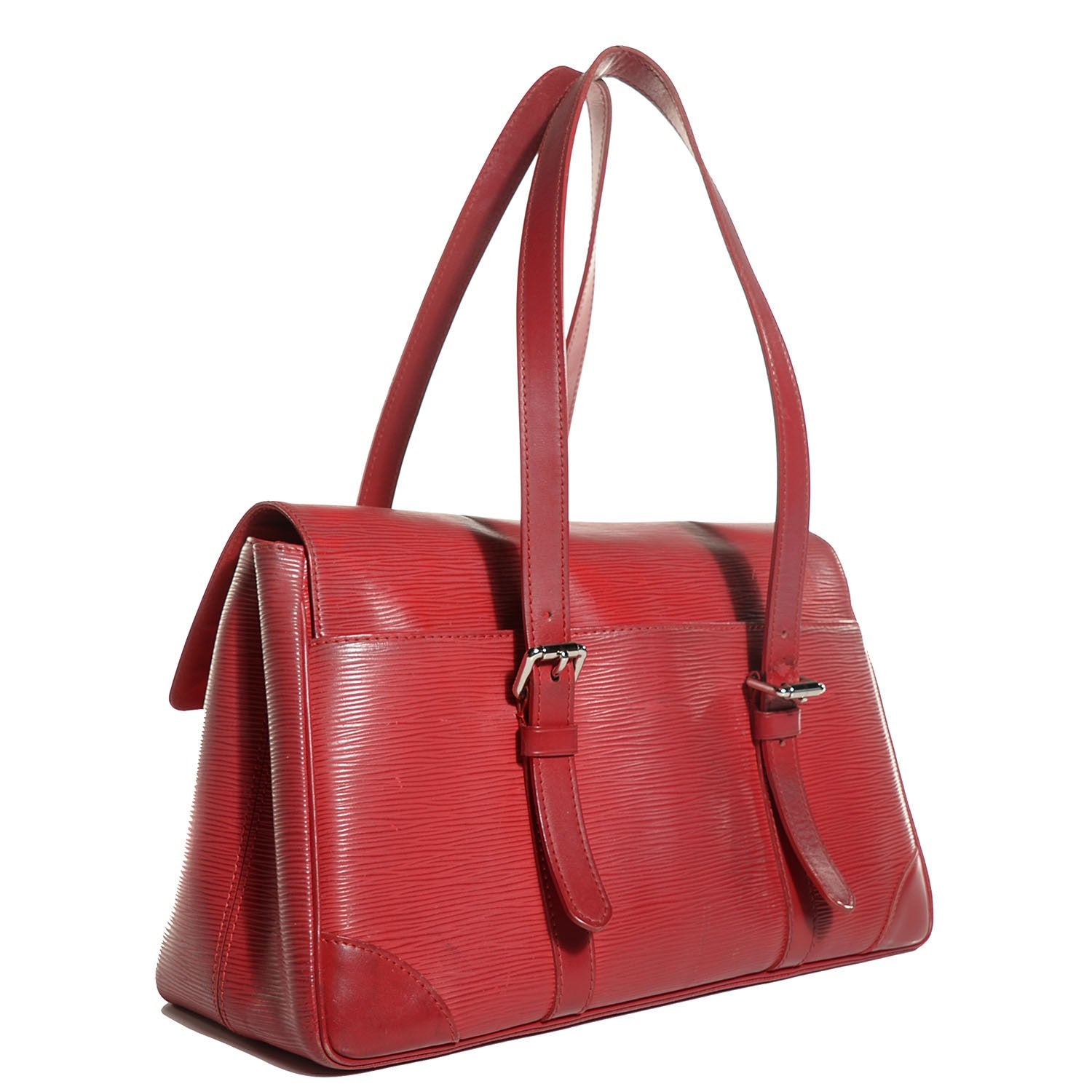 Louis Vuitton Epi Segur MM Rouge 3 of 10