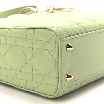 Christian Dior Lambskin Cannage Small My ABCDior Lady Dior Green 7 of 8