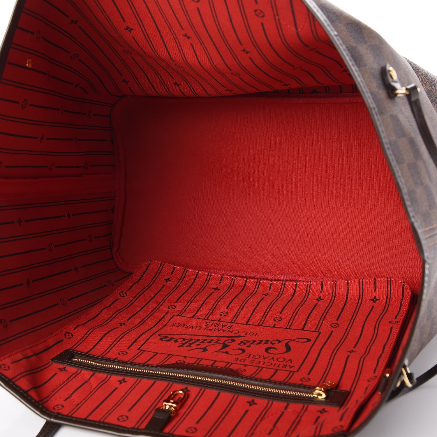 Louis Vuitton Damier Ebene Neverfull GM 5 of 11