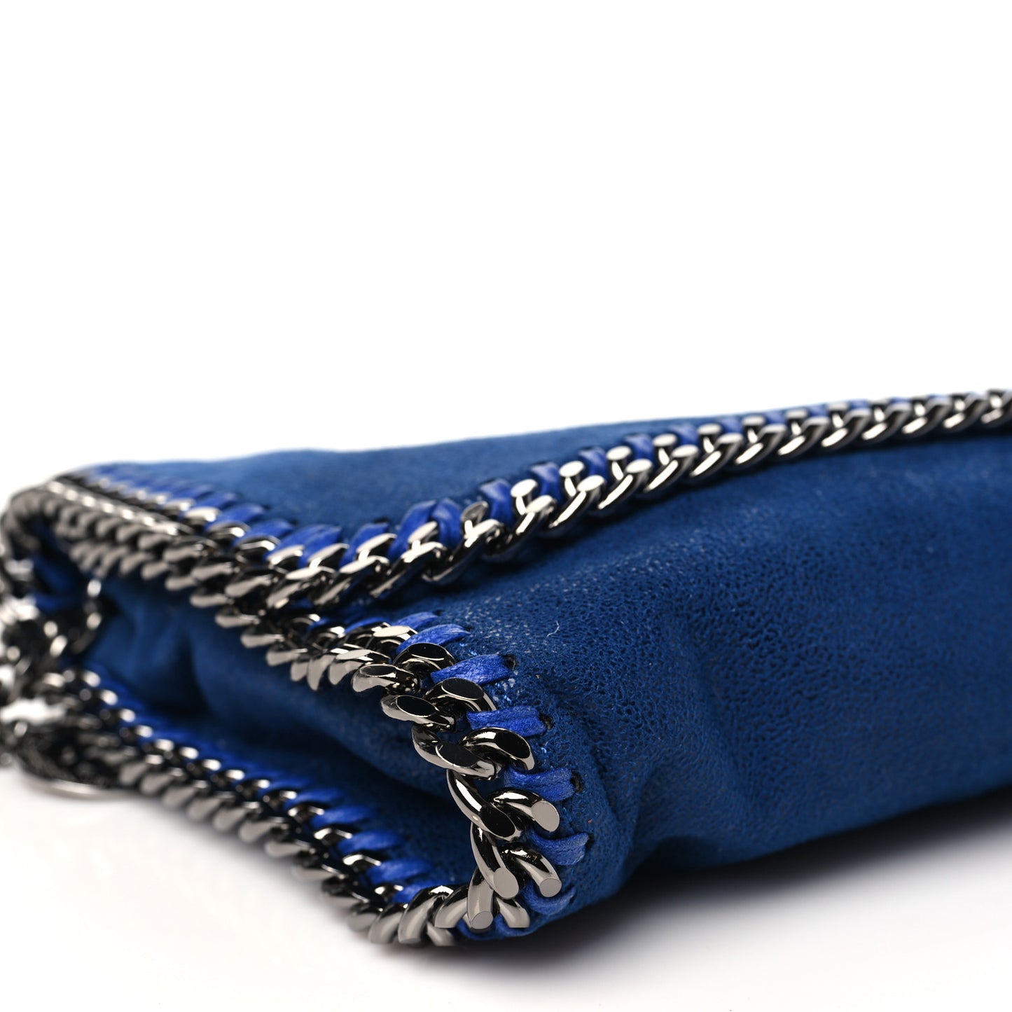 Shaggy Deer Falabella Crossbody Clutch Blue