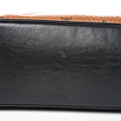 MCM Visetos Briefcase Cognac 9 of 13