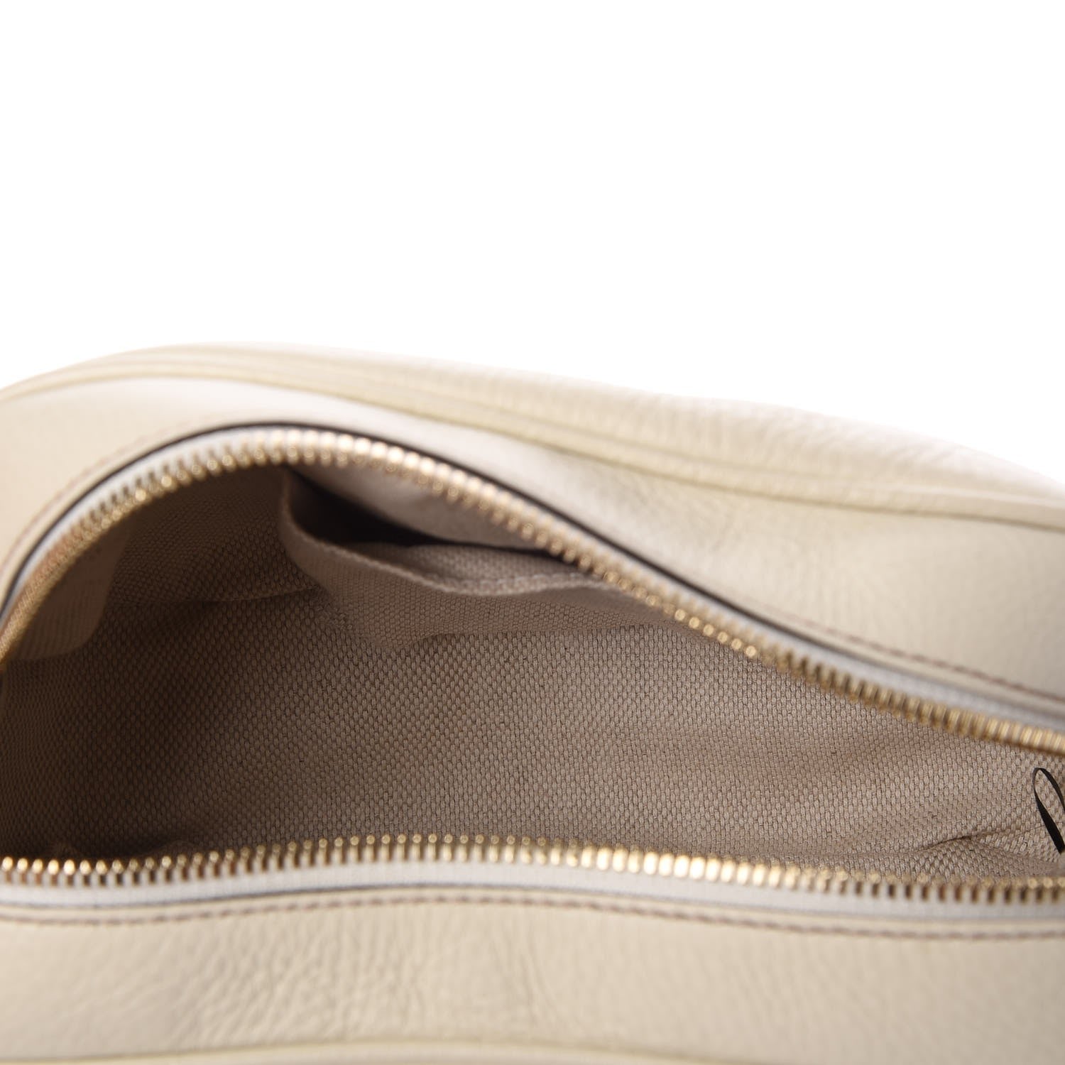 Gucci Pebbled Calfskin Small Soho Disco Bag Off White 5 of 9