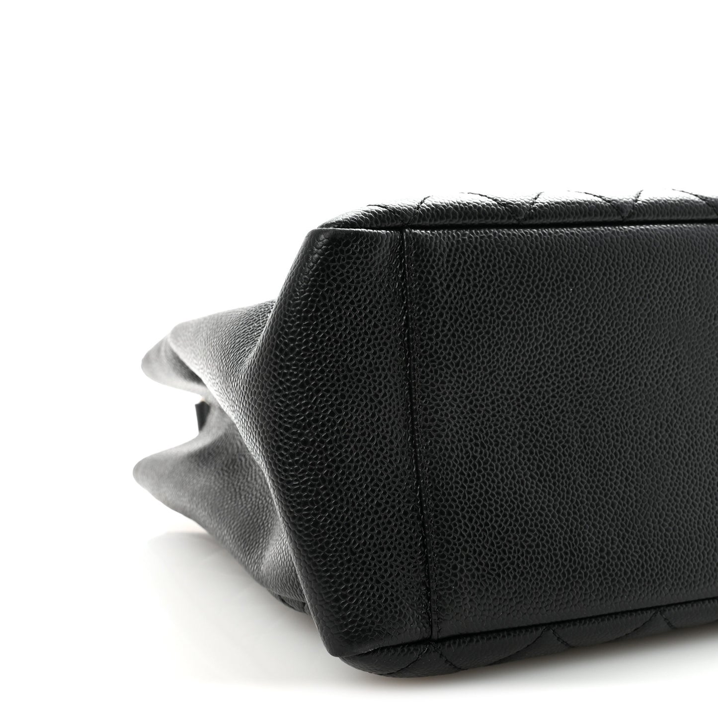 Caviar Quilted Grand Shopping Tote GST Black