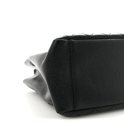 Chanel Caviar Quilted Grand Shopping Tote GST Black 9 of 10