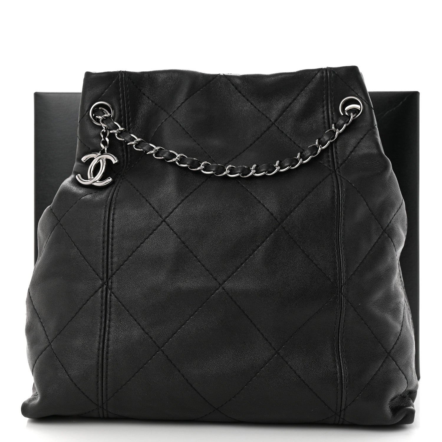 Chanel Lambskin Quilted Small Soft Touch Shoulder Bag Black 12 of 12