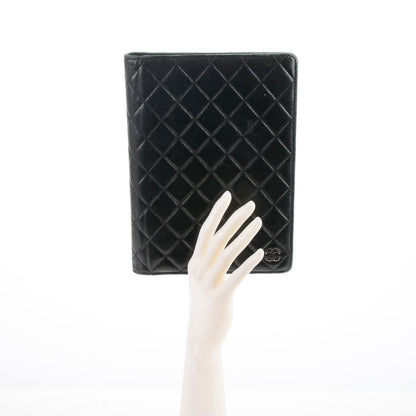 Chanel Lambskin Quilted Large Agenda Cover Black 2 of 8
