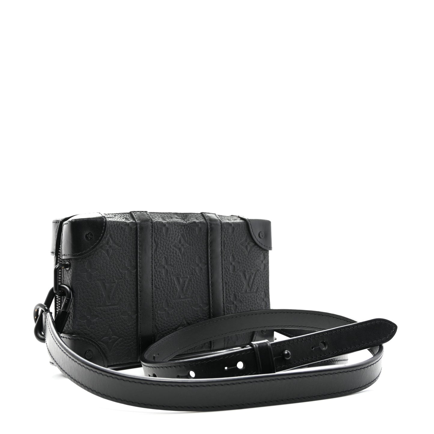 Taurillon Monogram Soft Trunk Wallet Black