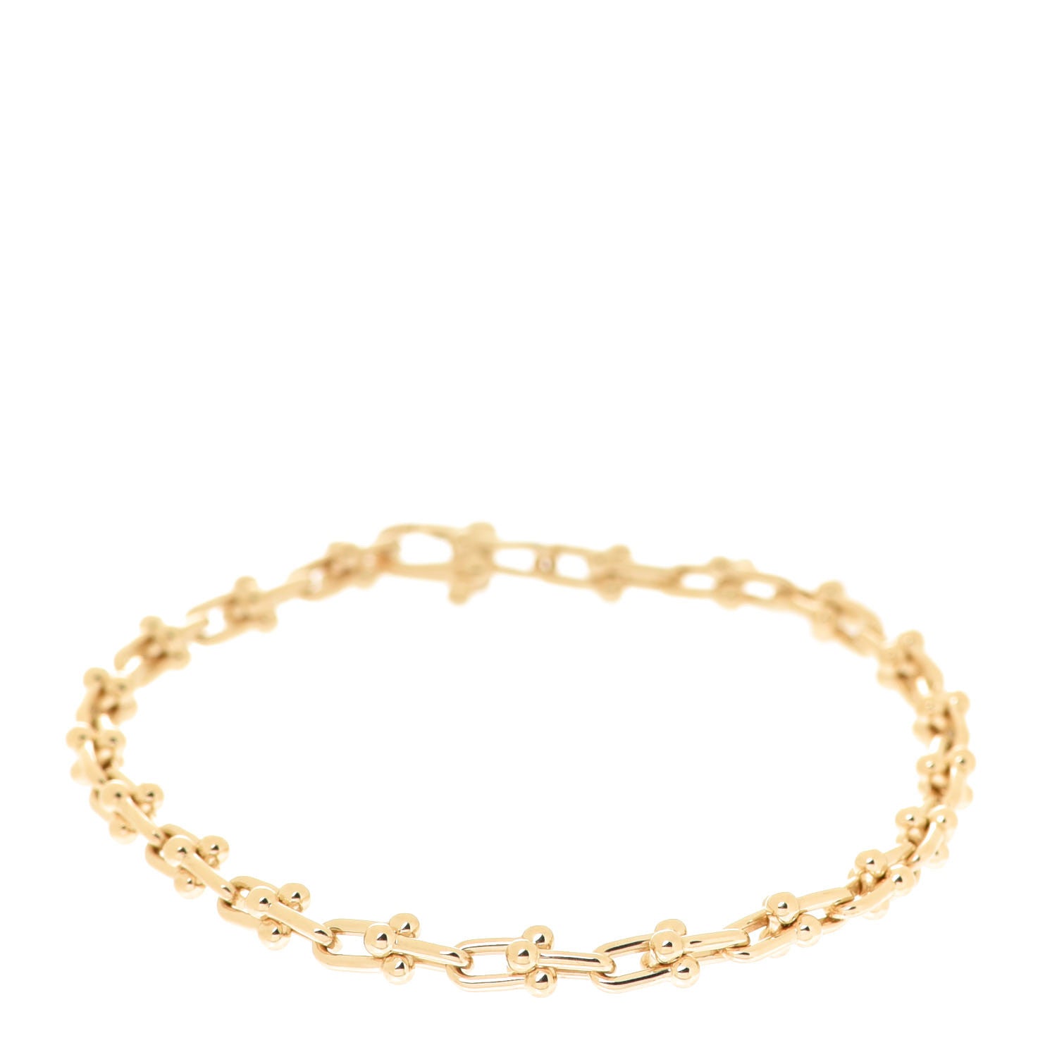 Tiffany 18K Yellow Gold Micro HardWear Link Bracelet 1 of 6