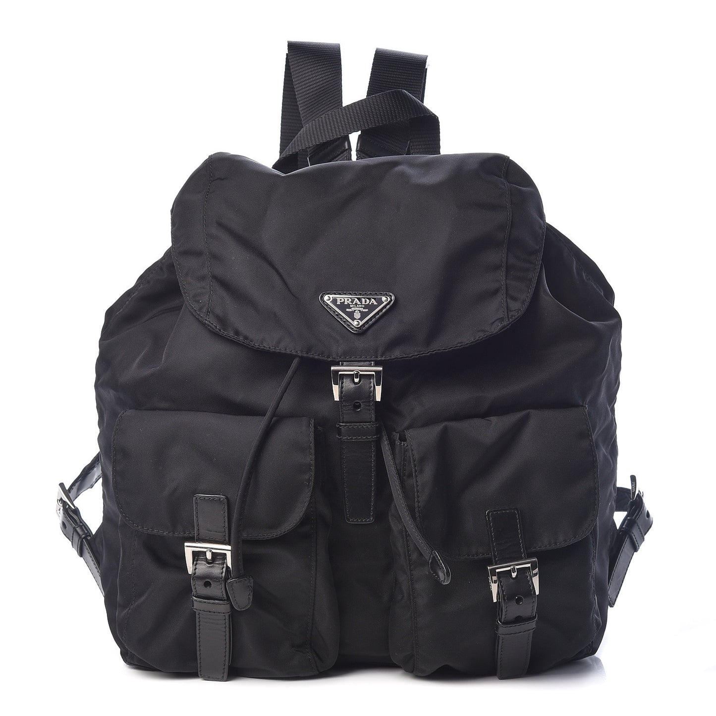 Nylon Vela Medium Backpack Black