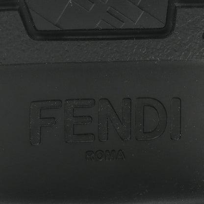 Fendi Vitello Abrasivato Fendigraphy 50mm Biker Boots 40 White 7 of 9