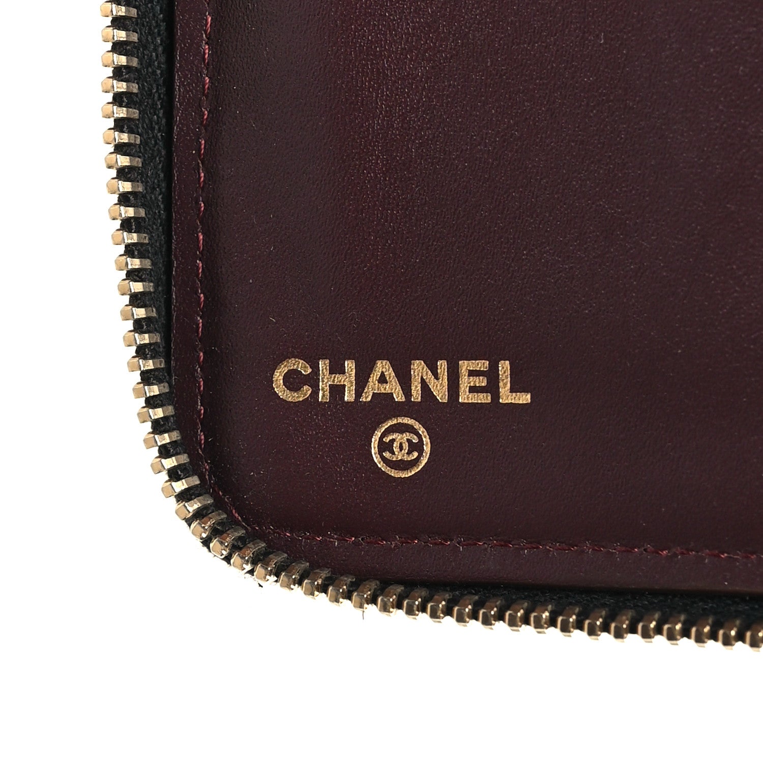 Chanel Caviar Quilted Large Zip Around Organizer Wallet Black 6 of 10