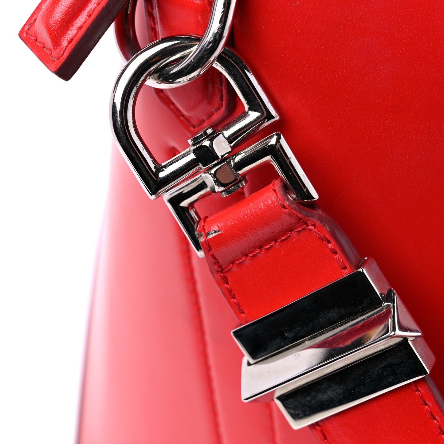 Shiny Lord Calfskin Medium Antigona Medium Red