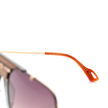 Gucci Metal Square Frame Sunglasses GG0739S Brown 6 of 8