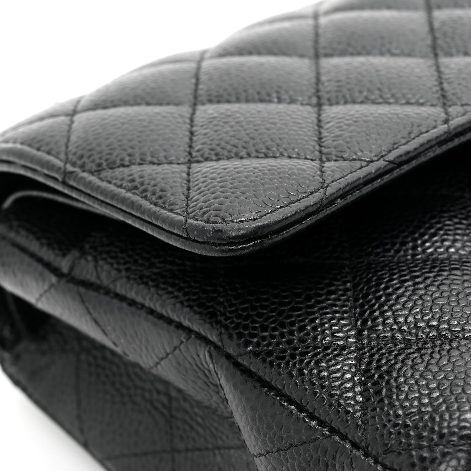 Chanel Caviar Quilted Medium Double Flap Black 12 of 16