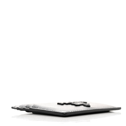 Prada Saffiano Shine Monochrome Card Holder Black 4 of 7