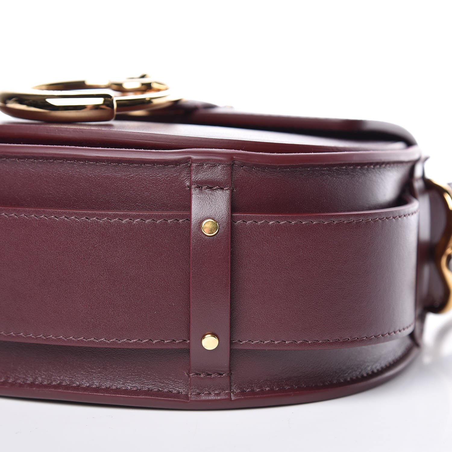 Chloe Calfskin Small Tess Bag Burnt Brown 4 of 11