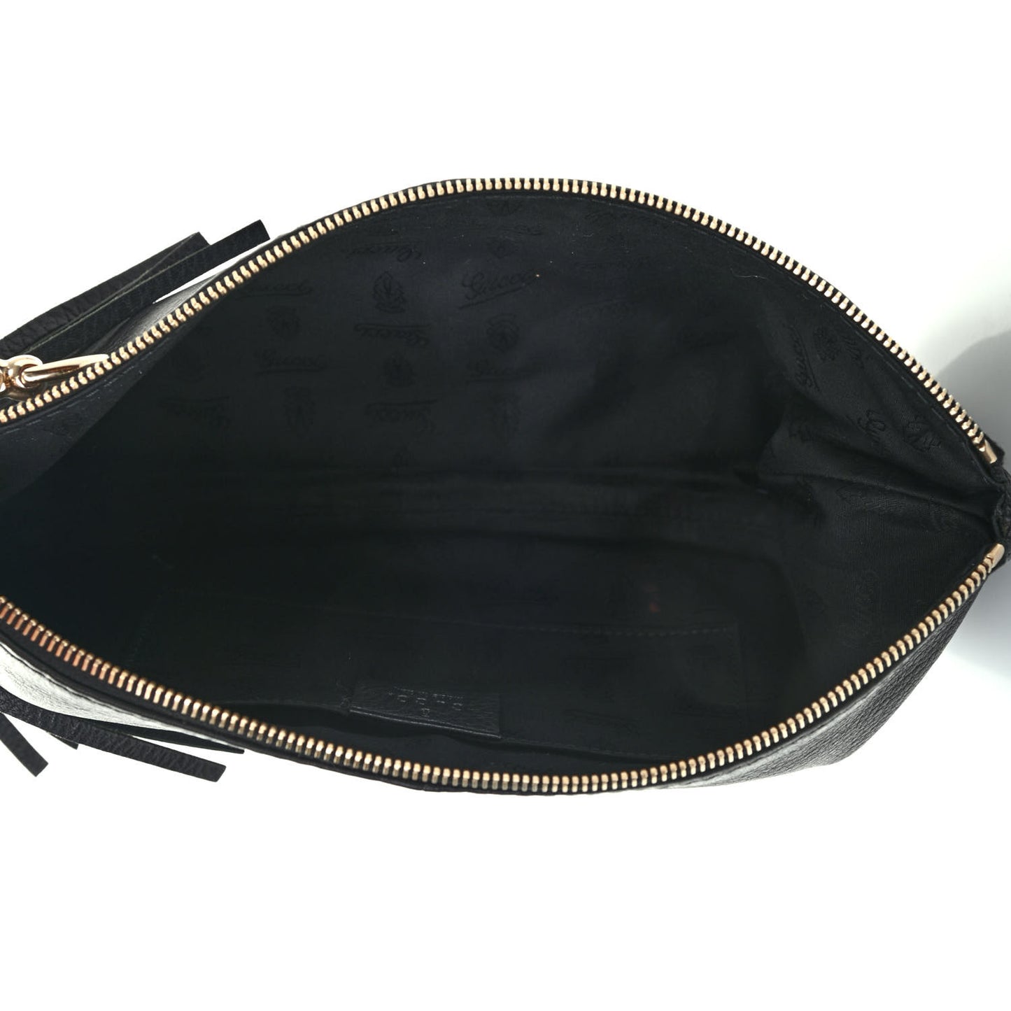Deerskin Small Sienna Clutch Black