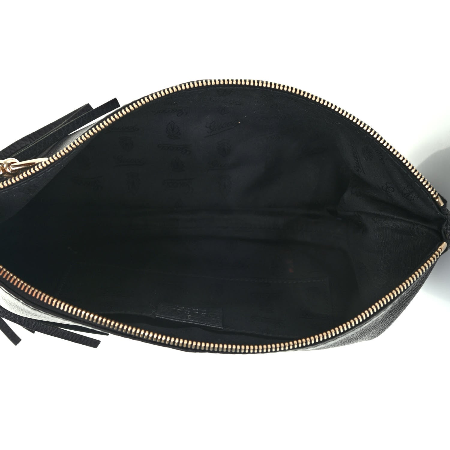 Gucci Deerskin Small Sienna Clutch Black 5 of 8