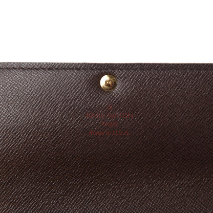 Louis Vuitton Damier Ebene Sarah Wallet 6 of 8