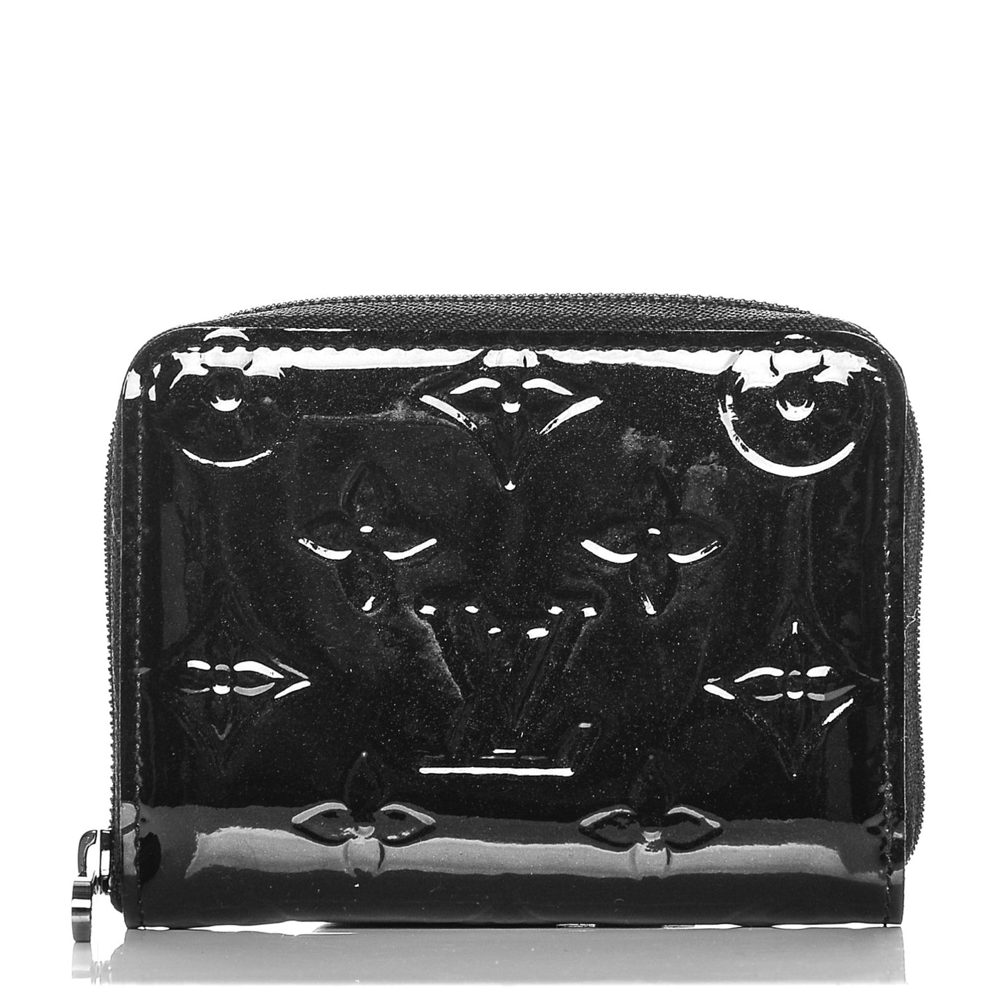 Vernis Zippy Coin Purse Wallet Noir Magnetique