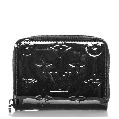 Louis Vuitton Vernis Zippy Coin Purse Wallet Noir Magnetique 1 of 6