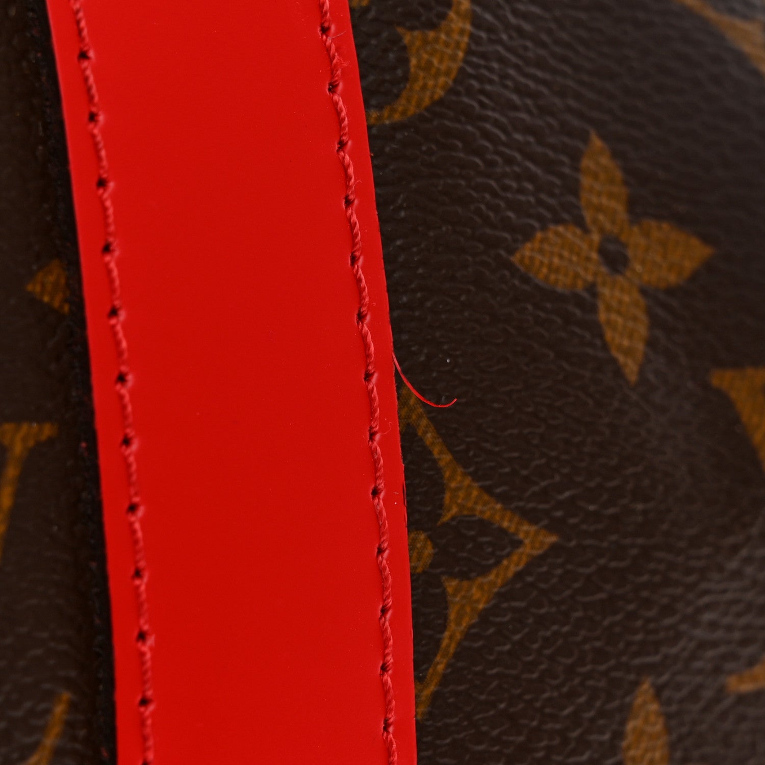 Louis Vuitton Calfskin Monogram Keepall Bandouliere 50 Coquelicot 12 of 17