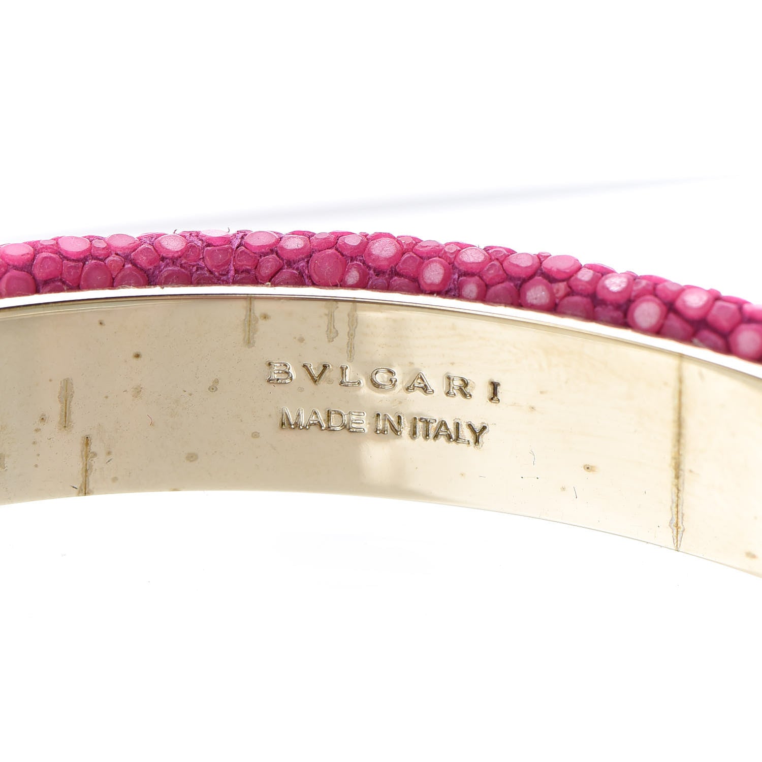 Bulgari Galuchat Serpenti Forever Bracelet Pink 4 of 5