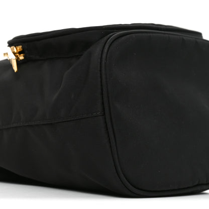 Prada Saffiano Tessuto Nylon Mini Bucket Crossbody Bag Black 7 of 8