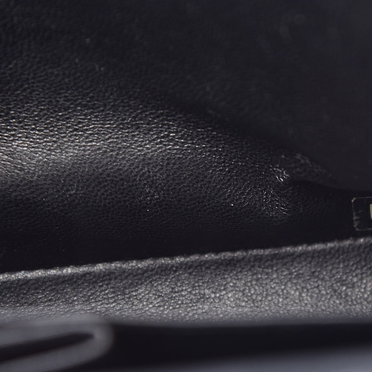 Caviar Quilted Small Double Flap Black
