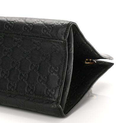 Gucci Guccissima Large Emily Chain Shoulder Bag Black 7 of 7