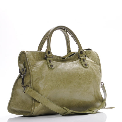 Balenciaga Agneau Classic Hardware City Light Olive 4 of 8