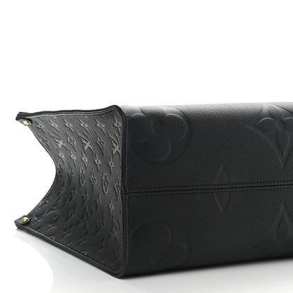 Louis Vuitton Empreinte Monogram Giant Onthego MM Black 8 of 9