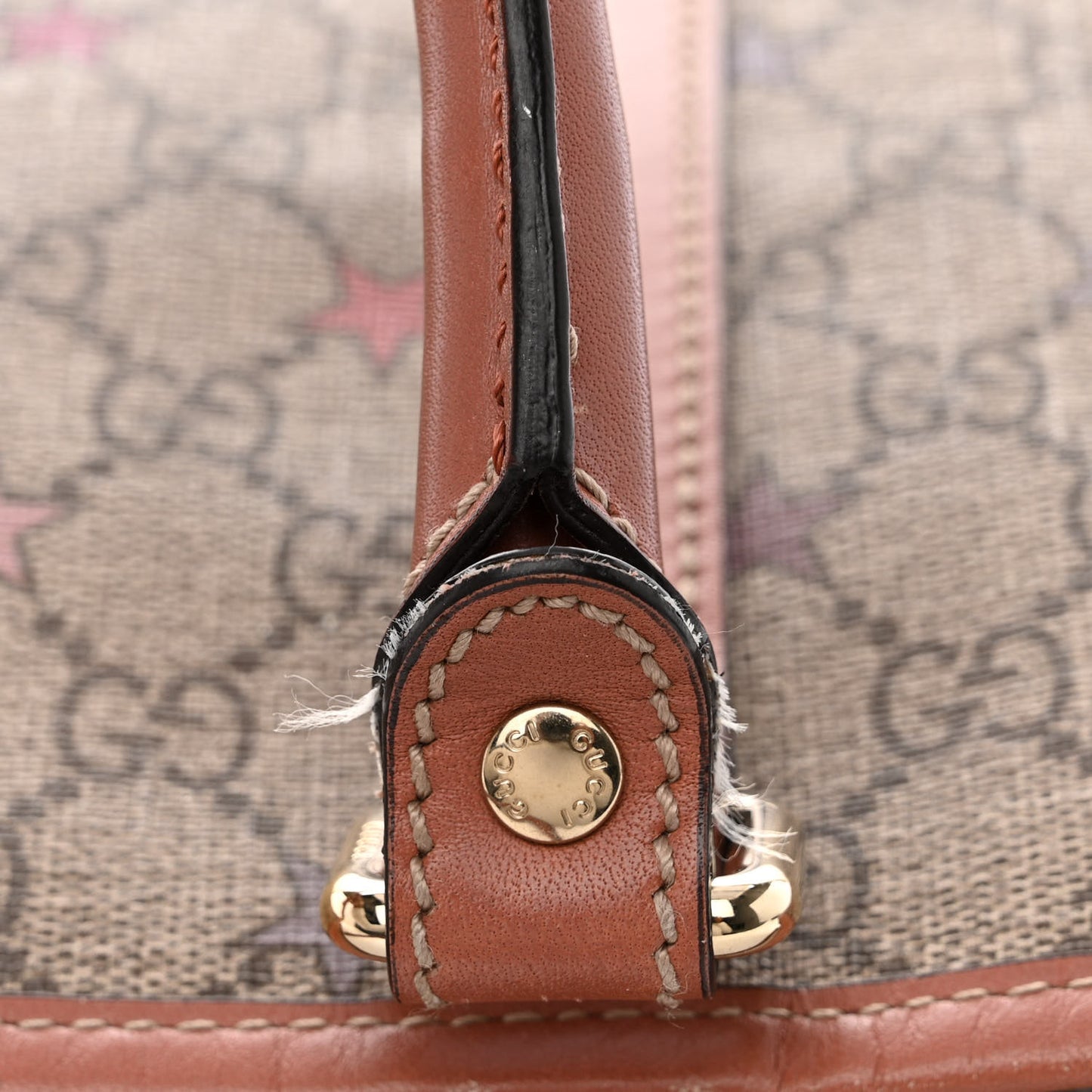 GG Plus Monogram Stars Joy Vertical Tote