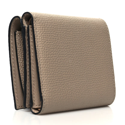 Loewe Pebble Grain Calfskin Anagram Small Vertical Wallet Sand 3 of 11