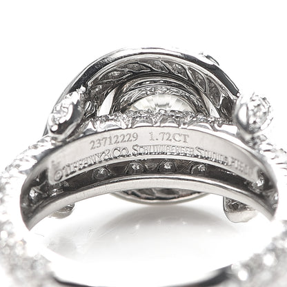 Tiffany Platinum Diamond 1.72ct Schlumberger Round Brilliant Engagement Ring 48 4.5 3 of 7