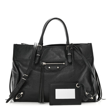 Balenciaga Veau Papier A6 Zip Around Tote Black 1 of 10