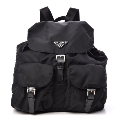Prada Nylon Vela Medium Backpack Black 1 of 18