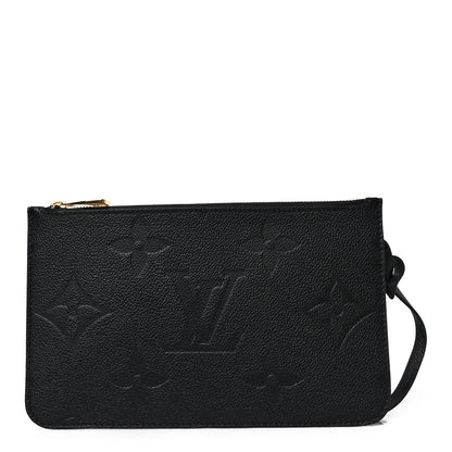 Louis Vuitton Empreinte Monogram Giant Neverfull MM Pochette Black 1 of 5