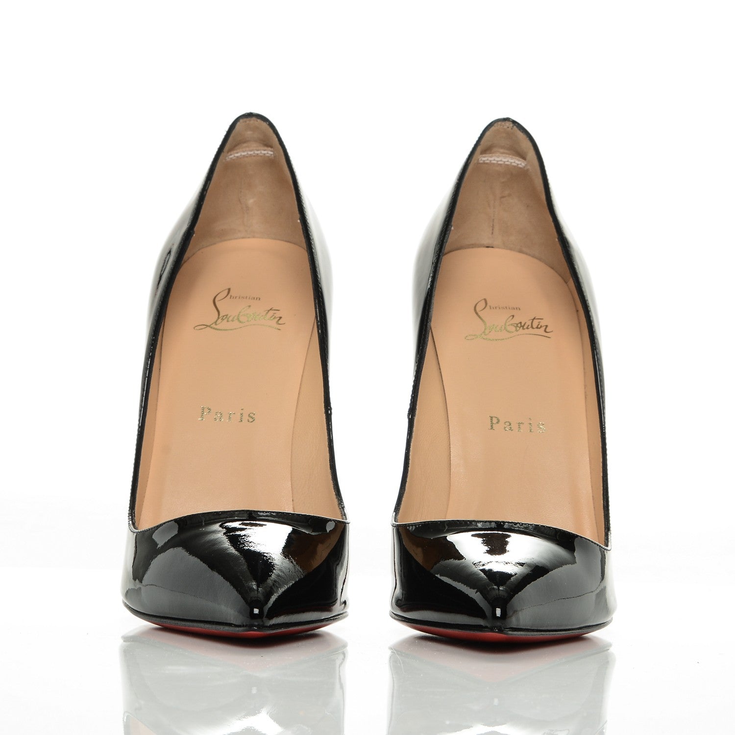 Christian Louboutin Patent Pigalle 120 Pumps 38.5 Black 2 of 7