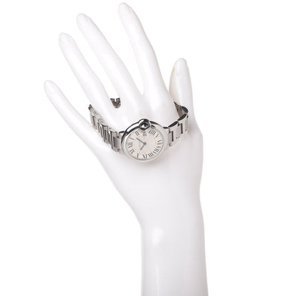 Cartier Stainless Steel 33mm Ballon Bleu De Quartz Watch 2 of 7