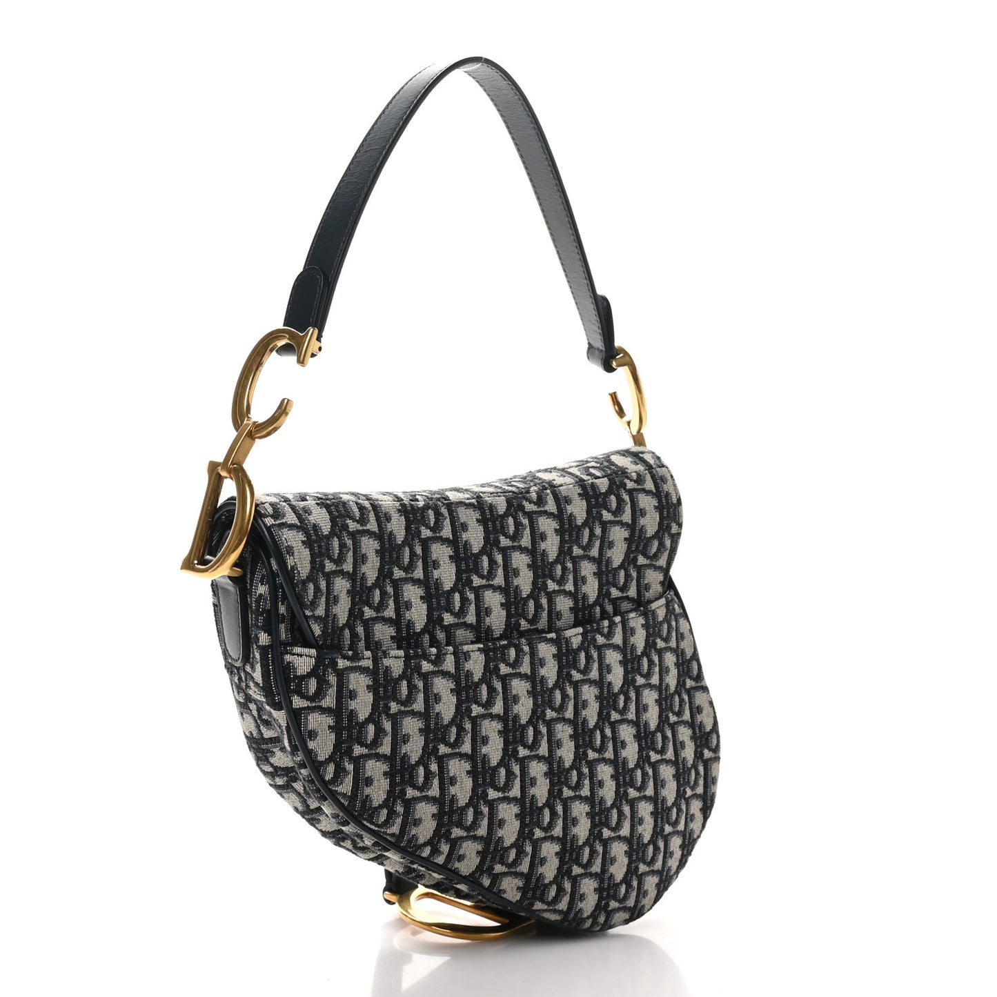 Oblique Saddle Bag Blue