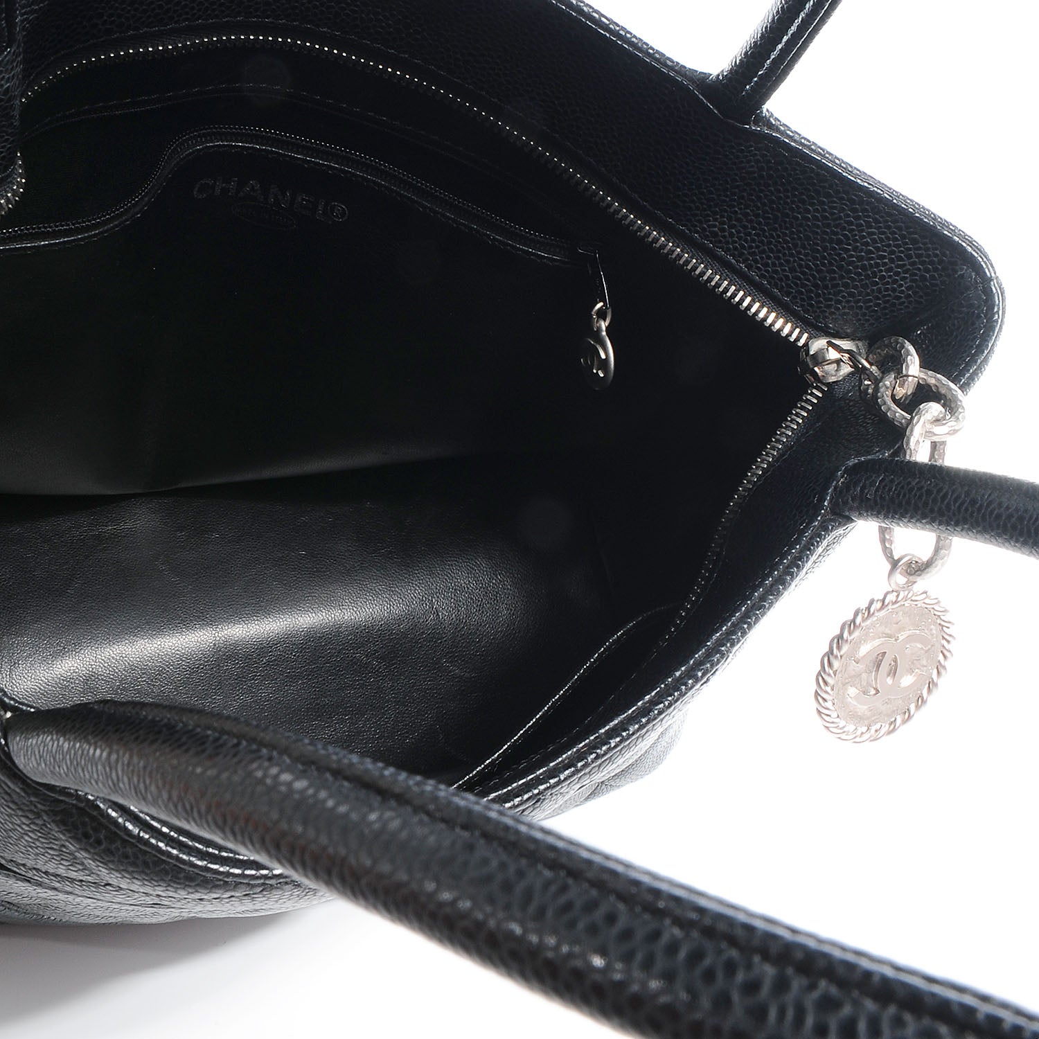 Chanel Caviar Medallion Tote Black 5 of 7